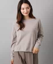 FKFAD45120 MK MICHEL KLEIN(MK ミッシェルクラン) モールヤーンボートネックニット/洗える グレージュ