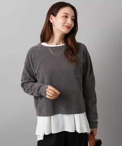 FKFAD45120 MK MICHEL KLEIN モールヤーンボートネックニット/洗える