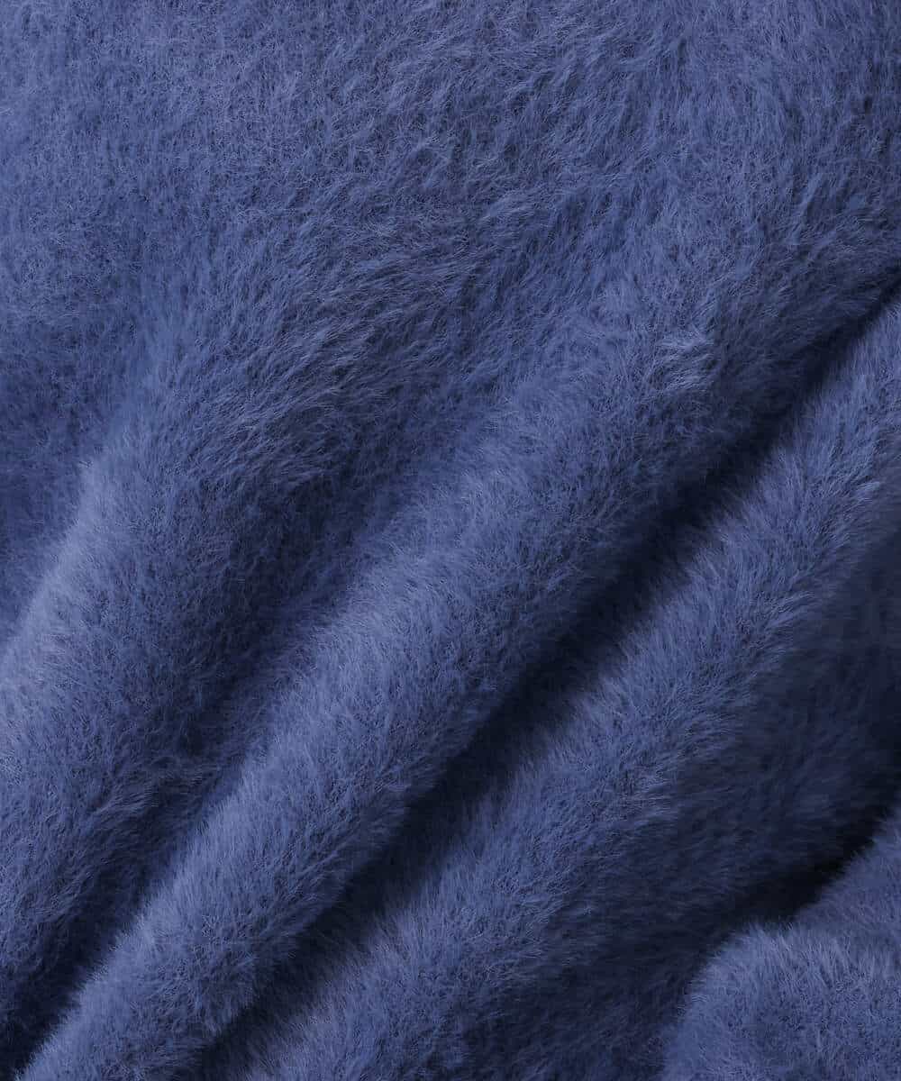 FKFAD46130 MK MICHEL KLEIN(MK ミッシェルクラン) フェザーニットプルオーバー/前後2way/洗える レッド