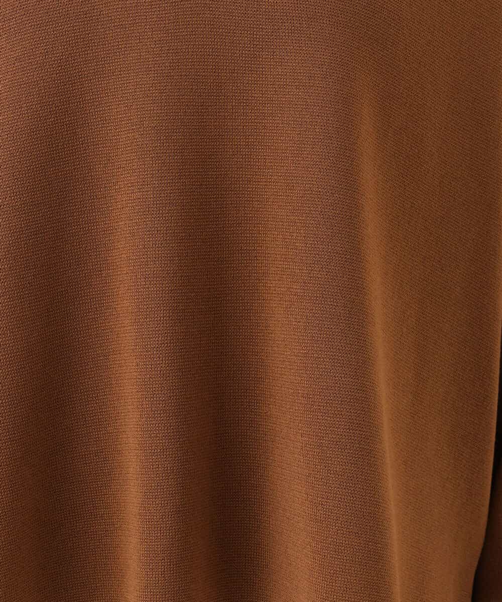 FKFAG42160 MK MICHEL KLEIN(MK ミッシェルクラン) [洗える]衿付きラガーニット レッド