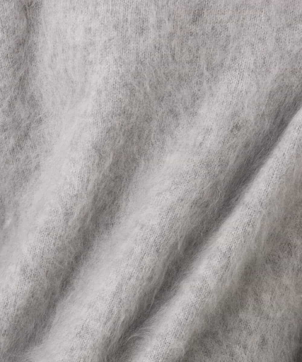 FKFAG50230 MK MICHEL KLEIN(MK ミッシェルクラン) ブラッシュウール プルオーバーニット グレー