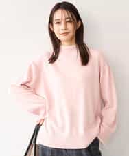 FKFAG54240 MK MICHEL KLEIN(MK ミッシェルクラン) [カシミヤ混/洗える]ハイネックニット グリーン