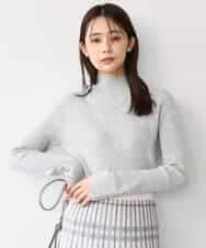 FKFAG56150 MK MICHEL KLEIN(MK ミッシェルクラン) [ウール100/洗える]SUPER FINE WOOLベーシックタートルネックニット グレー