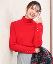 FKFAG56150 MK MICHEL KLEIN(MK ミッシェルクラン) [ウール100/洗える]SUPER FINE WOOLベーシックタートルネックニット グレー