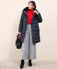 FKFAG56150 MK MICHEL KLEIN(MK ミッシェルクラン) [ウール100/洗える]SUPER FINE WOOLベーシックタートルネックニット グレー