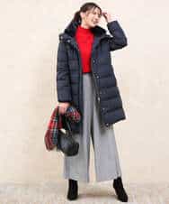 FKFAG56150 MK MICHEL KLEIN(MK ミッシェルクラン) [ウール100/洗える]SUPER FINE WOOLベーシックタートルネックニット グレー