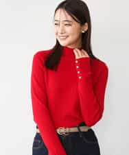 FKFAG56150 MK MICHEL KLEIN(MK ミッシェルクラン) [ウール100/洗える]SUPER FINE WOOLベーシックタートルネックニット グレー