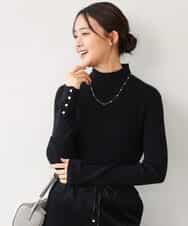 FKFAG56150 MK MICHEL KLEIN(MK ミッシェルクラン) [ウール100/洗える]SUPER FINE WOOLベーシックタートルネックニット グレー
