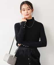 FKFAG56150 MK MICHEL KLEIN(MK ミッシェルクラン) [ウール100/洗える]SUPER FINE WOOLベーシックタートルネックニット グレー