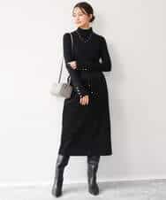 FKFAG56150 MK MICHEL KLEIN(MK ミッシェルクラン) [ウール100/洗える]SUPER FINE WOOLベーシックタートルネックニット グレー