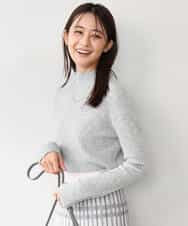 FKFAG56150 MK MICHEL KLEIN(MK ミッシェルクラン) [ウール100/洗える]SUPER FINE WOOLベーシックタートルネックニット グレー