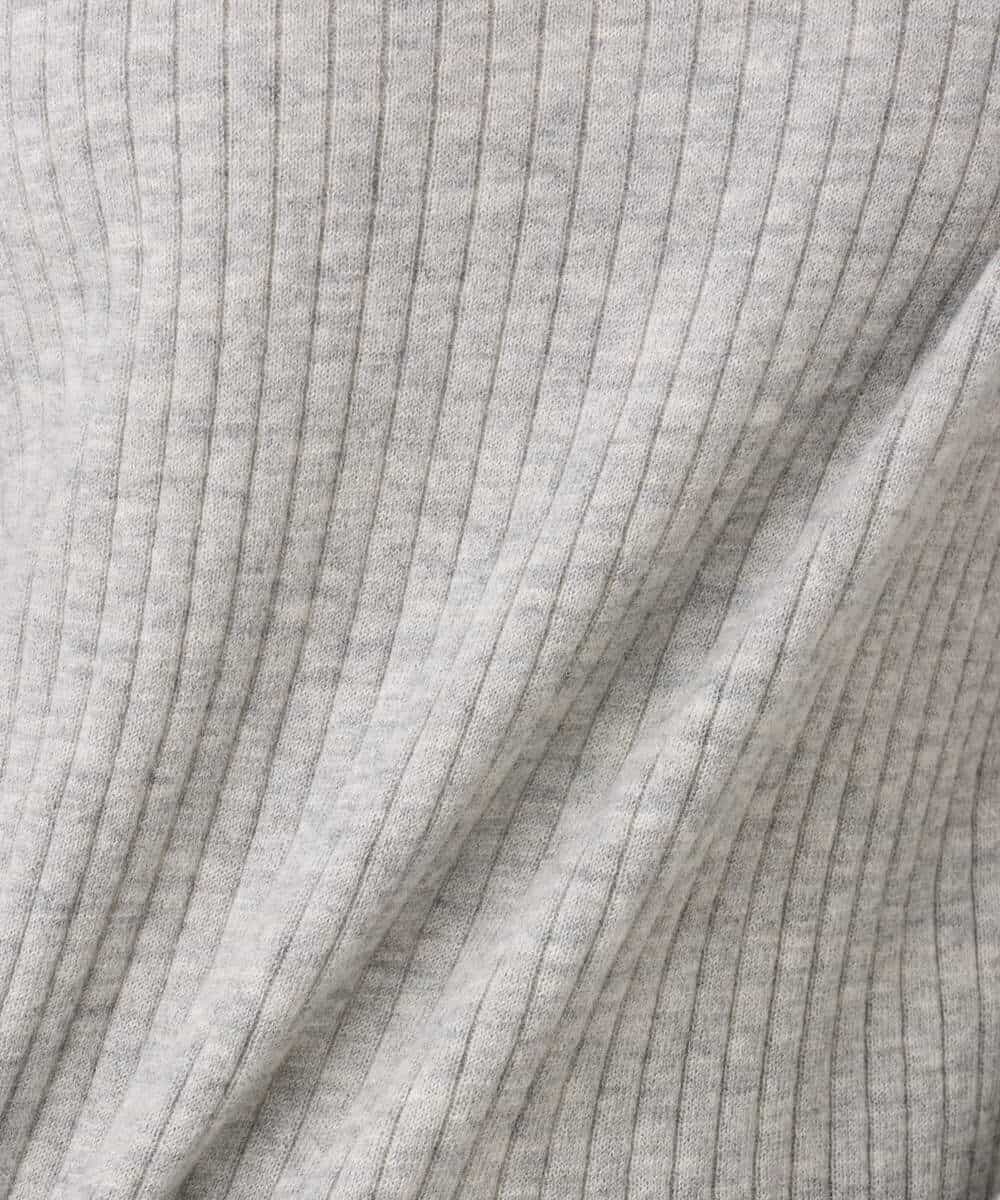FKFAG56150 MK MICHEL KLEIN(MK ミッシェルクラン) [ウール100/洗える]SUPER FINE WOOLベーシックタートルネックニット グレー