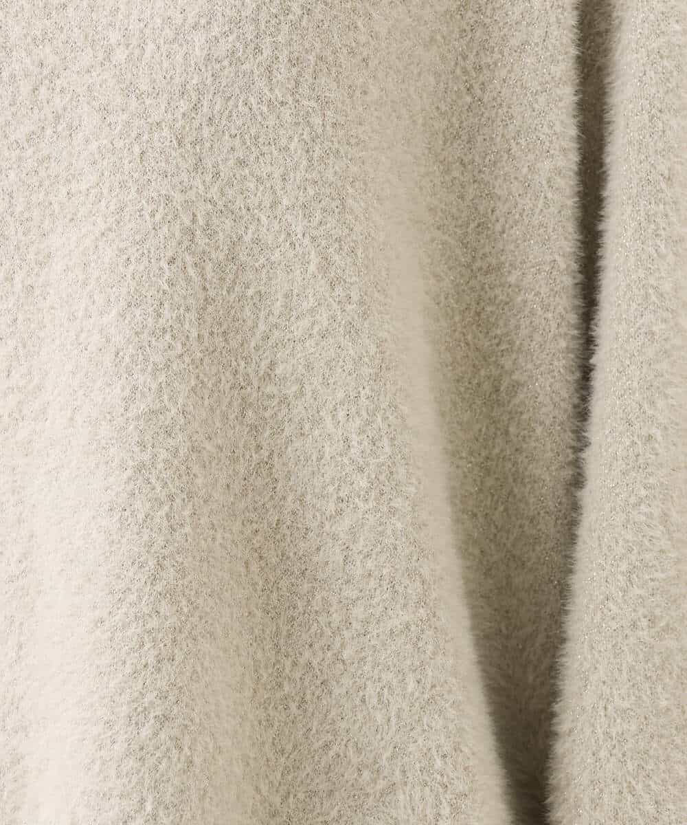FKFAG60140 MK MICHEL KLEIN(MK ミッシェルクラン) [洗える]ショートシャギーラメニット コーラル