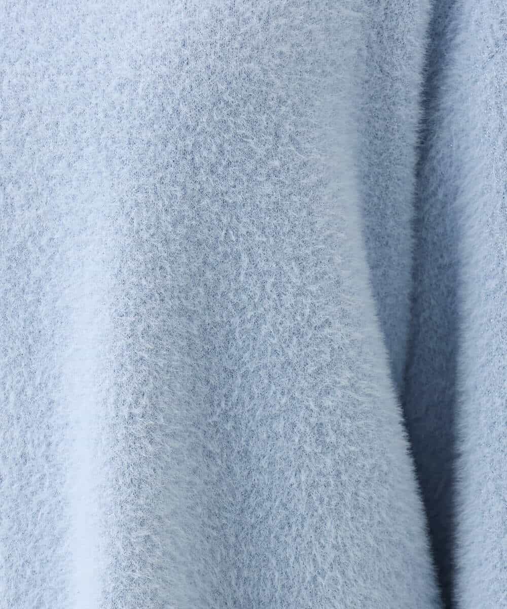 FKFAG60140 MK MICHEL KLEIN(MK ミッシェルクラン) [洗える]ショートシャギーラメニット コーラル