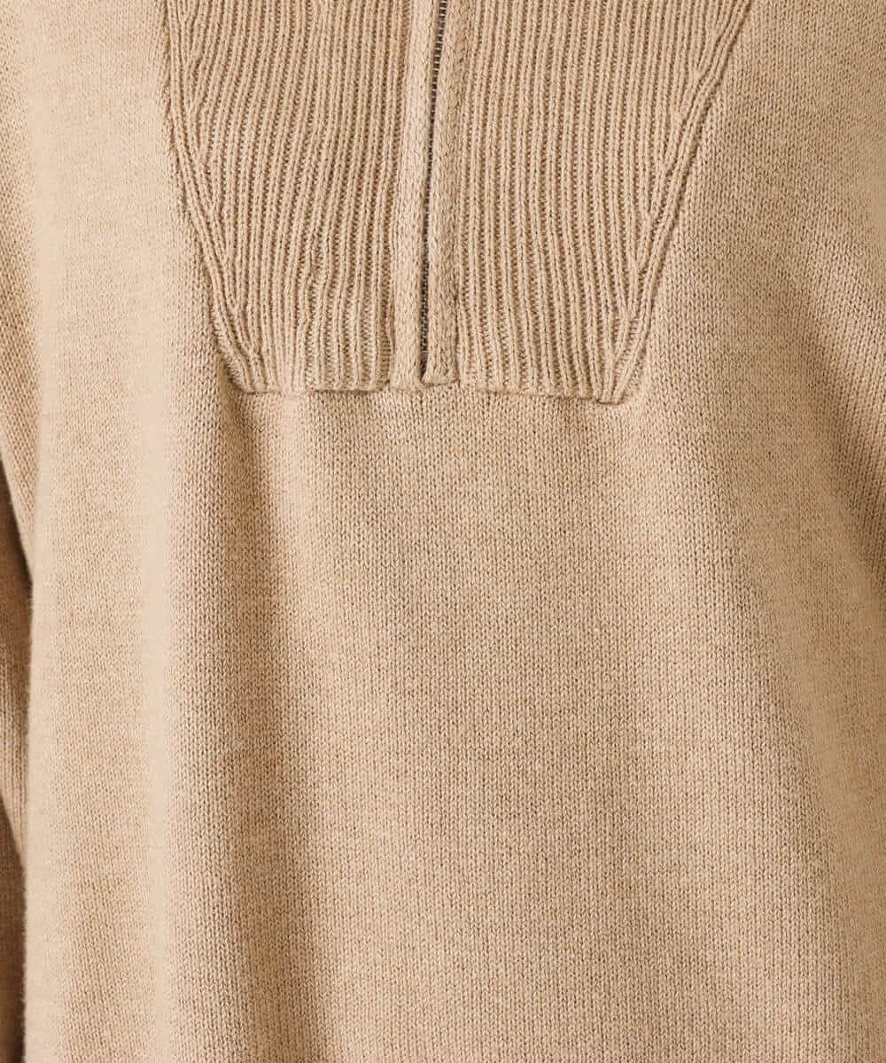 FKFAS47150 MK MICHEL KLEIN(MK ミッシェルクラン) セーラーカラーデザインニット/洗える モカ
