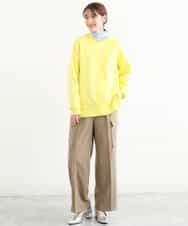 FKFAS48140 MK MICHEL KLEIN(MK ミッシェルクラン) Wフェイスニットフーディー/洗える ラベンダー