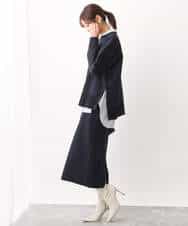 FKFAV48130 MK MICHEL KLEIN(MK ミッシェルクラン) スポンディッシュクルーネックニット/洗える キャメル