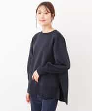 FKFAV48130 MK MICHEL KLEIN(MK ミッシェルクラン) スポンディッシュクルーネックニット/洗える キャメル