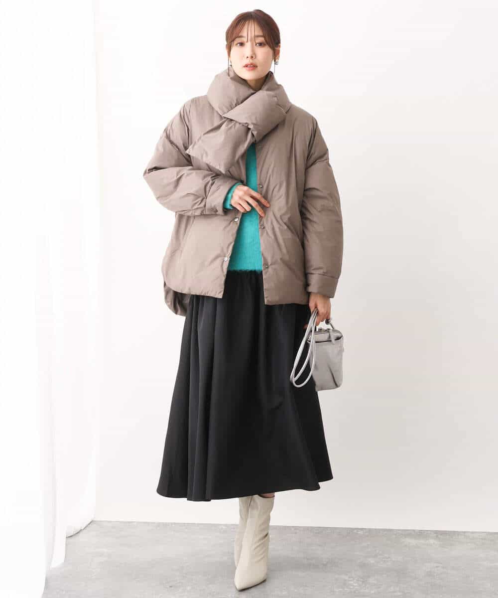 FKFAV53170 MK MICHEL KLEIN(MK ミッシェルクラン) ふわふわカラーニット/洗える ブルー