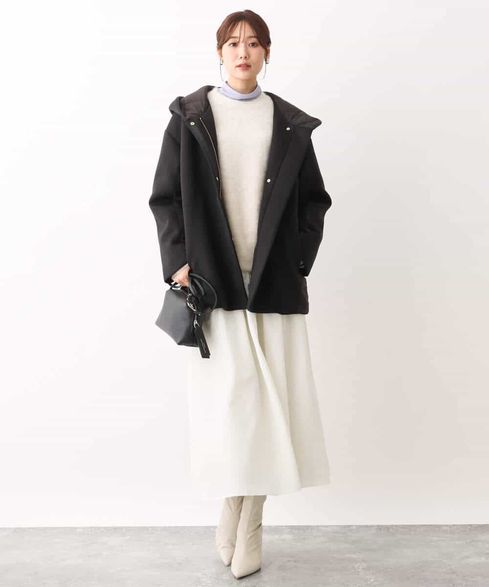 FKFAV53170 MK MICHEL KLEIN(MK ミッシェルクラン) ふわふわカラーニット/洗える ブルー