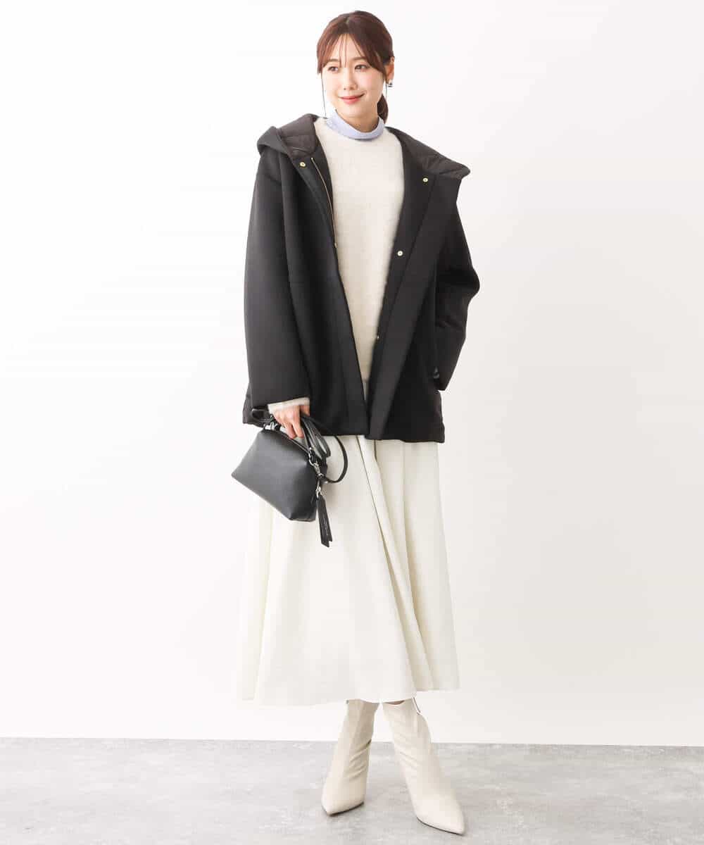 FKFAV53170 MK MICHEL KLEIN(MK ミッシェルクラン) ふわふわカラーニット/洗える ブルー