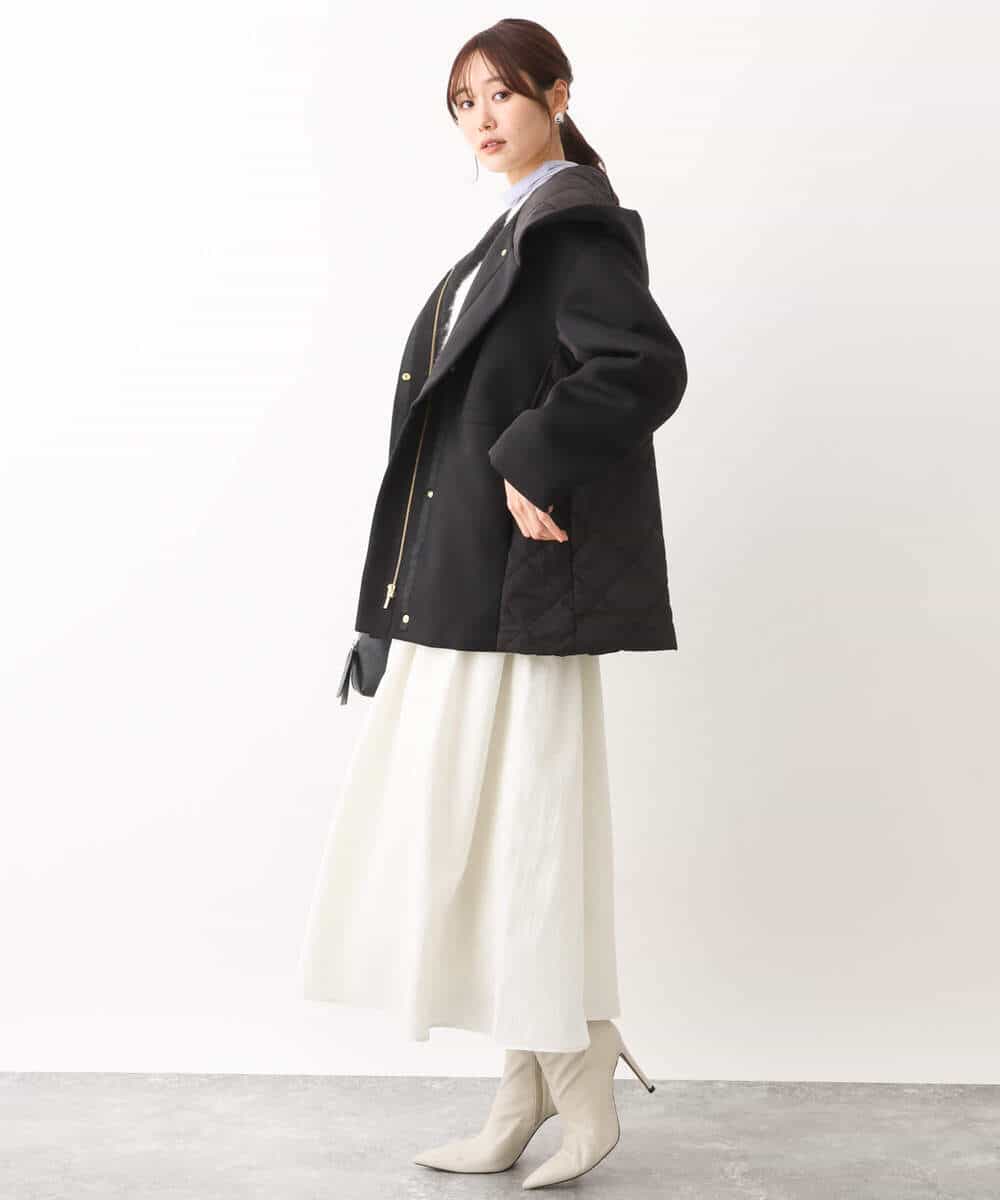 FKFAV53170 MK MICHEL KLEIN(MK ミッシェルクラン) ふわふわカラーニット/洗える ブルー