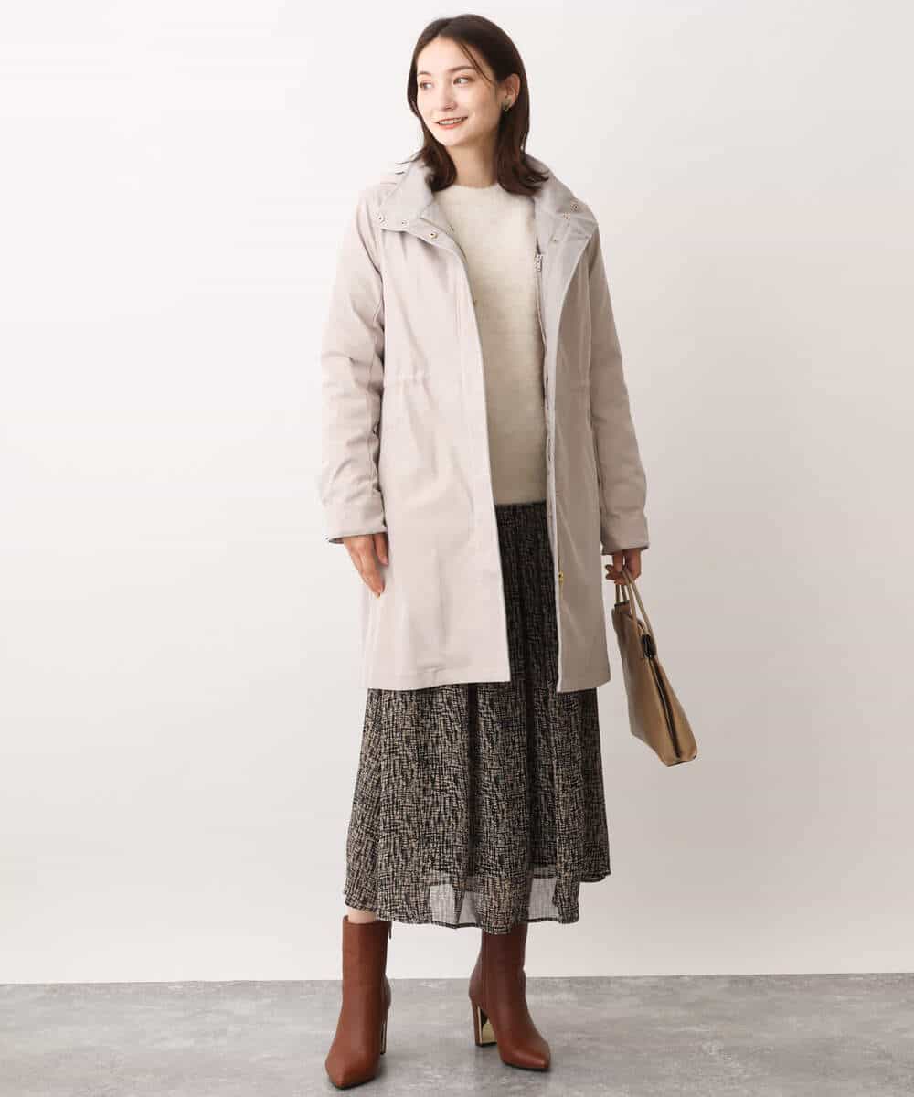 FKFAV53170 MK MICHEL KLEIN(MK ミッシェルクラン) ふわふわカラーニット/洗える ブルー