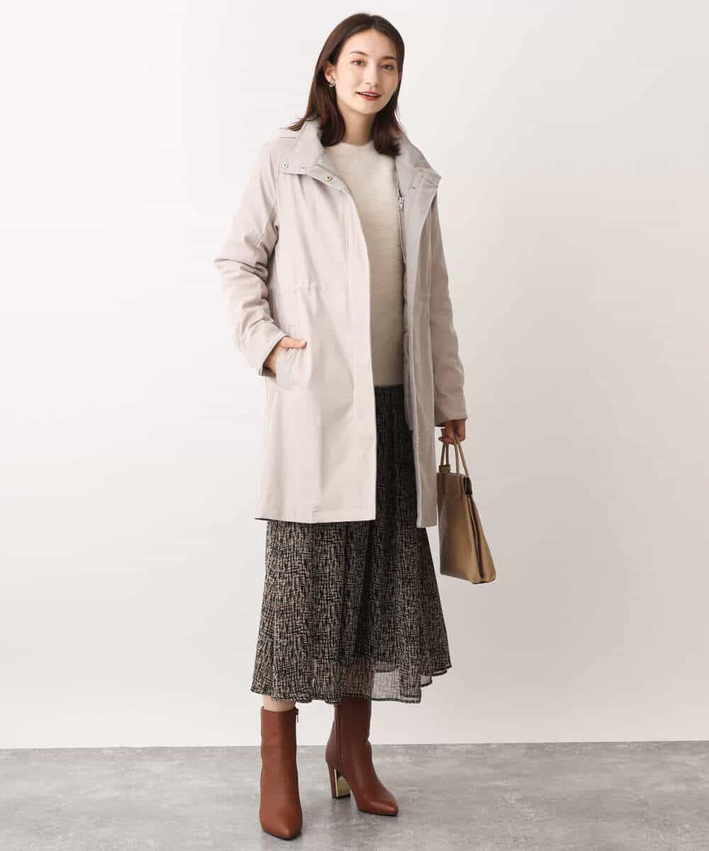 FKFAV53170 MK MICHEL KLEIN(MK ミッシェルクラン) ふわふわカラーニット/洗える ブルー