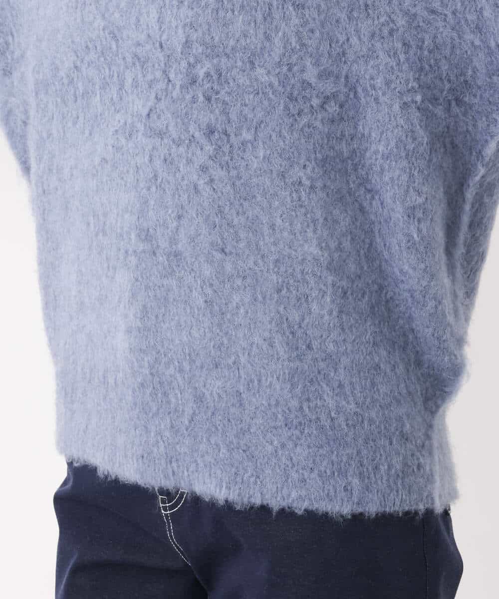 FKFAV53170 MK MICHEL KLEIN(MK ミッシェルクラン) ふわふわカラーニット/洗える ブルー