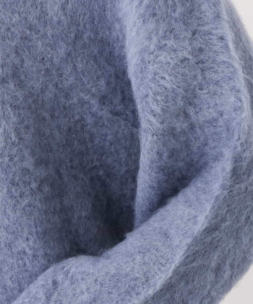 FKFAV53170 MK MICHEL KLEIN(MK ミッシェルクラン) ふわふわカラーニット/洗える ブルー