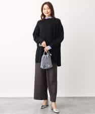 FKFAV56160 MK MICHEL KLEIN(MK ミッシェルクラン) オーバーサイズニットプルオーバー/洗える ベージュ