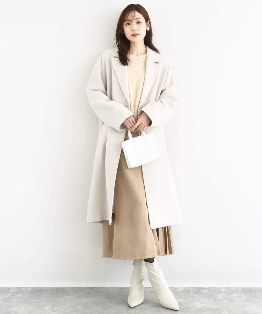 FKFBD52160 MK MICHEL KLEIN(MK ミッシェルクラン) スパンコールラメ入りニット/洗える ピンク