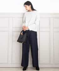 FKFBD52160 MK MICHEL KLEIN(MK ミッシェルクラン) スパンコールラメ入りニット/洗える ピンク