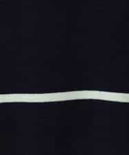 FKFBD53150 MK MICHEL KLEIN(MK ミッシェルクラン) 配色ライン片畦編みニット/洗える グレー