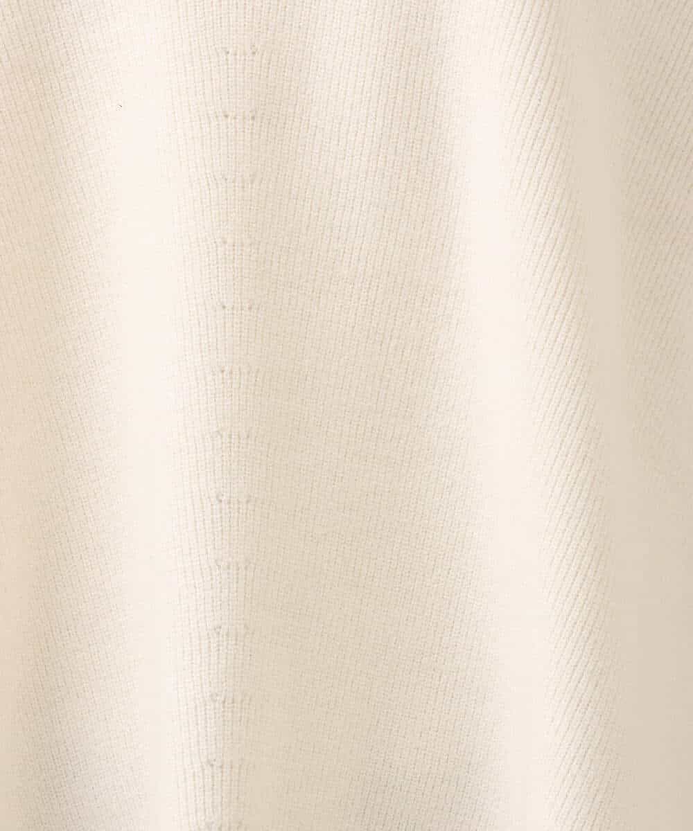 FKFBD55150 MK MICHEL KLEIN(MK ミッシェルクラン) 片畦編みVネックニット/洗える レッド