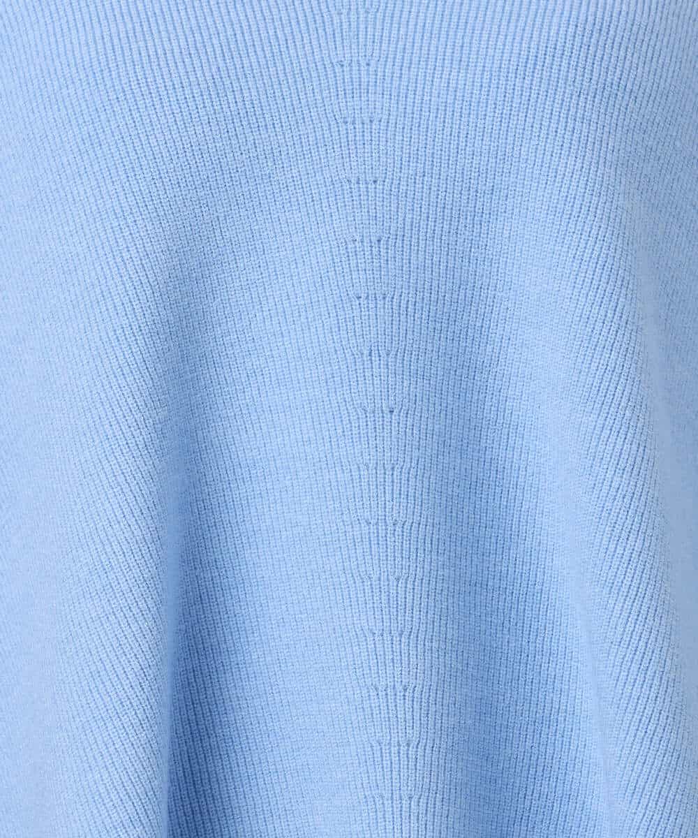 FKFBD55150 MK MICHEL KLEIN(MK ミッシェルクラン) 片畦編みVネックニット/洗える レッド