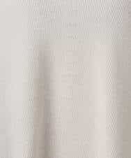 FKFBD55150 MK MICHEL KLEIN(MK ミッシェルクラン) 片畦編みVネックニット/洗える レッド