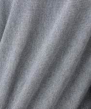 FKFBD57130 MK MICHEL KLEIN(MK ミッシェルクラン) ラメ入りドルマンスリーブ畦編みニット/洗える ライトブルー