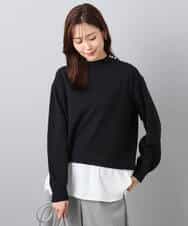 FKFBD58150 MK MICHEL KLEIN(MK ミッシェルクラン) レイヤードデザインチュニックニット/洗える ベージュ