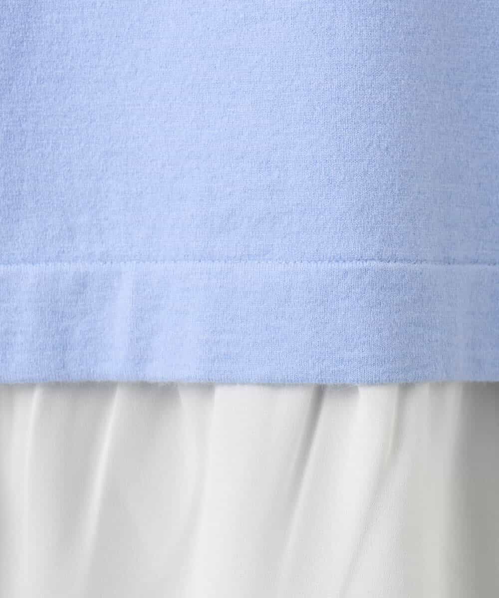 FKFBD58150 MK MICHEL KLEIN(MK ミッシェルクラン) レイヤードデザインチュニックニット/洗える ベージュ