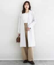 FKFDD10150 MK MICHEL KLEIN(MK ミッシェルクラン) ツィーディーVネックニット/洗える ライトイエロー