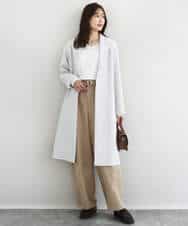 FKFDD10150 MK MICHEL KLEIN(MK ミッシェルクラン) ツィーディーVネックニット/洗える ライトイエロー