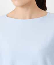 FKFDD12130 MK MICHEL KLEIN(MK ミッシェルクラン) ドルマンスリーブニット/洗える ライトブルー