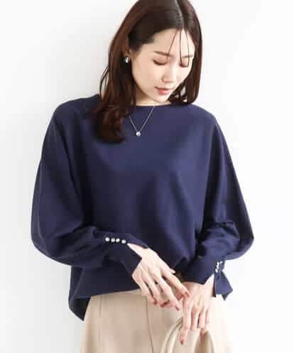 FKFDD12130 MK MICHEL KLEIN ドルマンスリーブニット/洗える