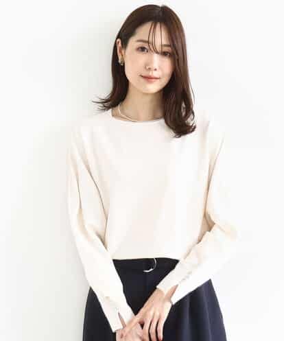 FKFDD12130 MK MICHEL KLEIN ドルマンスリーブニット/洗える