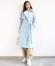 FKFDD14130 MK MICHEL KLEIN(MK ミッシェルクラン) 配色デザインニット/洗える ピンク