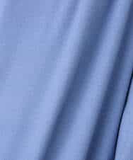 FKFDD60140 MK MICHEL KLEIN(MK ミッシェルクラン) 配色ラインVネックニット/洗える ブルー