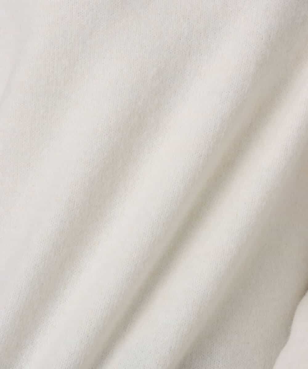 FKFDD62150 MK MICHEL KLEIN(MK ミッシェルクラン) クロップド丈ニットフーディー/洗える グレー