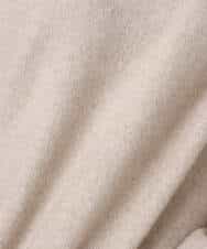 FKFDD62150 MK MICHEL KLEIN(MK ミッシェルクラン) クロップド丈ニットフーディー/洗える グレー