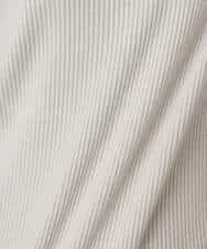 FKFDD64130 MK MICHEL KLEIN(MK ミッシェルクラン) 千鳥格子柄シフォンレイヤード風ハイゲージニット/洗える ブルー